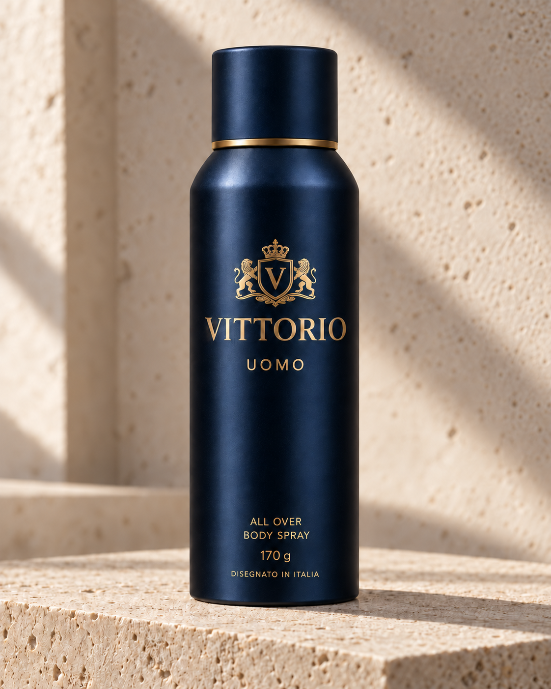 Vittorio Uomo Body Fragrance original can